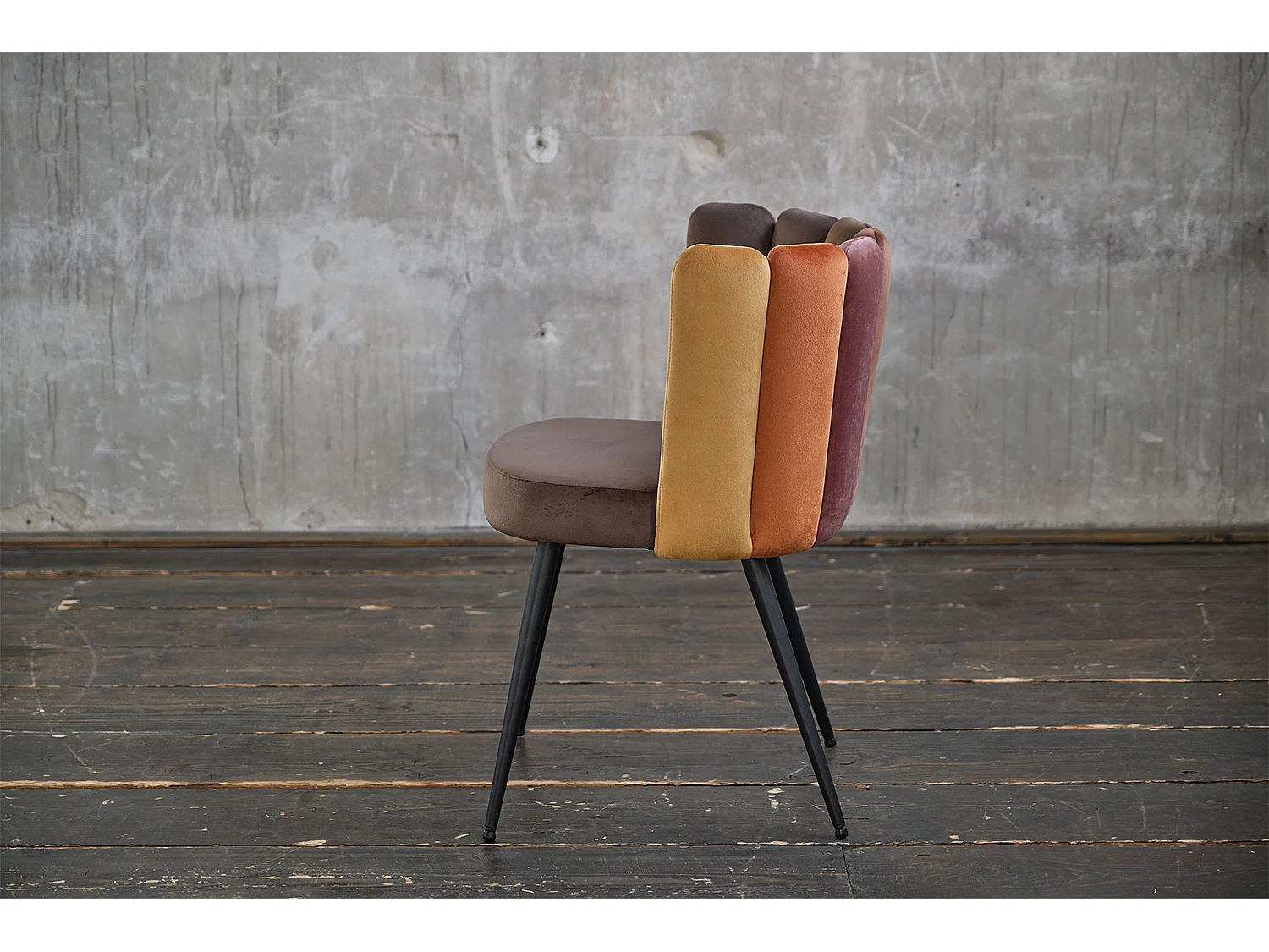 Eetkamerstoel - Bruin Fluweel - JADA