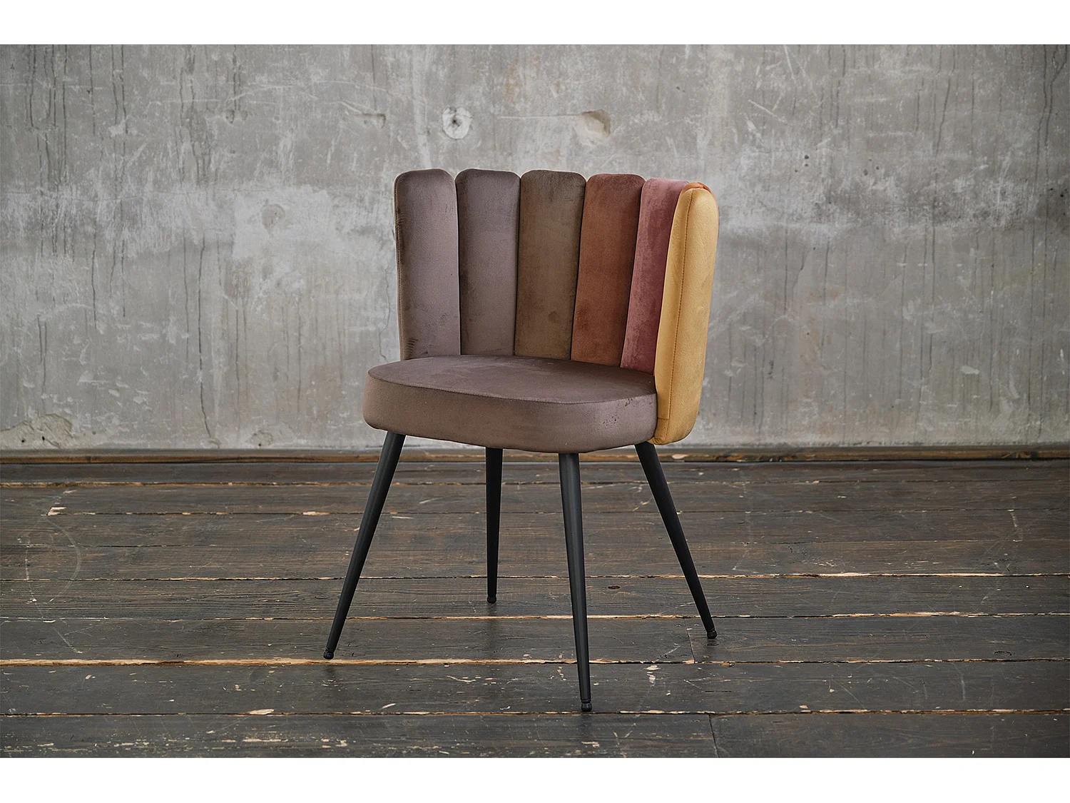 Polsterstuhl - Braun Velvet - JADA