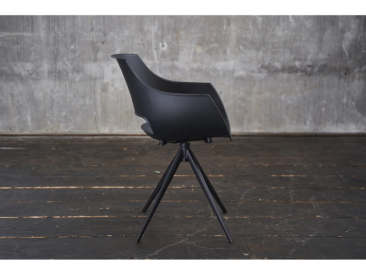 Silla - Negro plástico - ZAJA