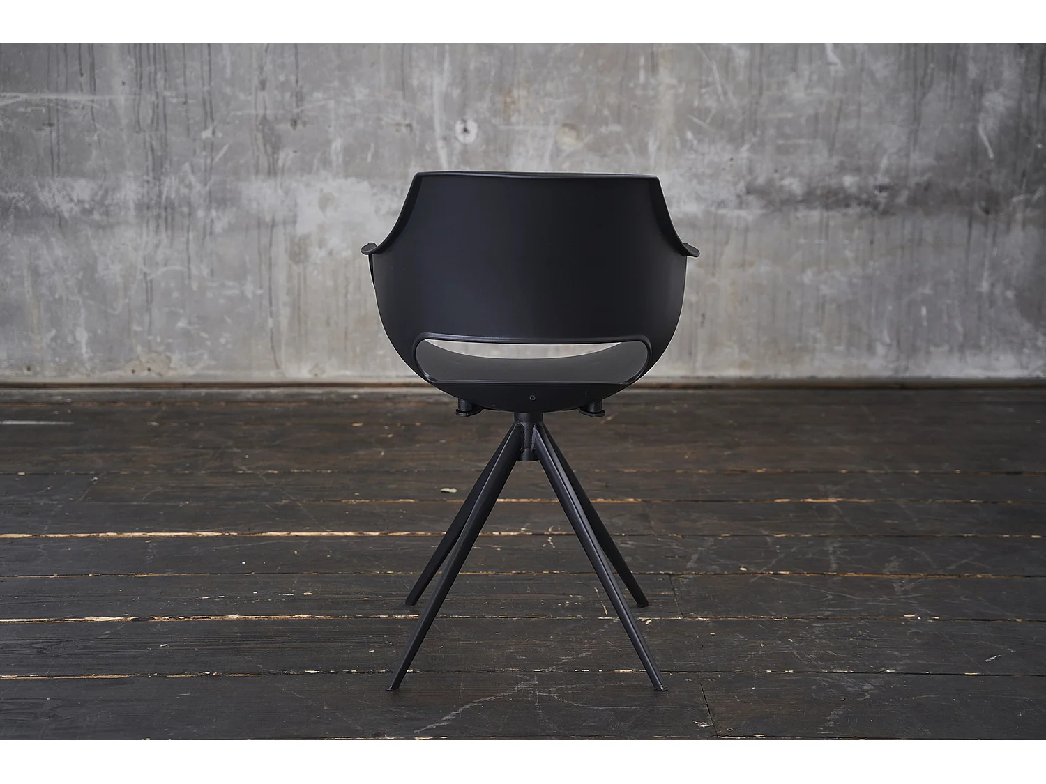 Silla - Negro plástico - ZAJA