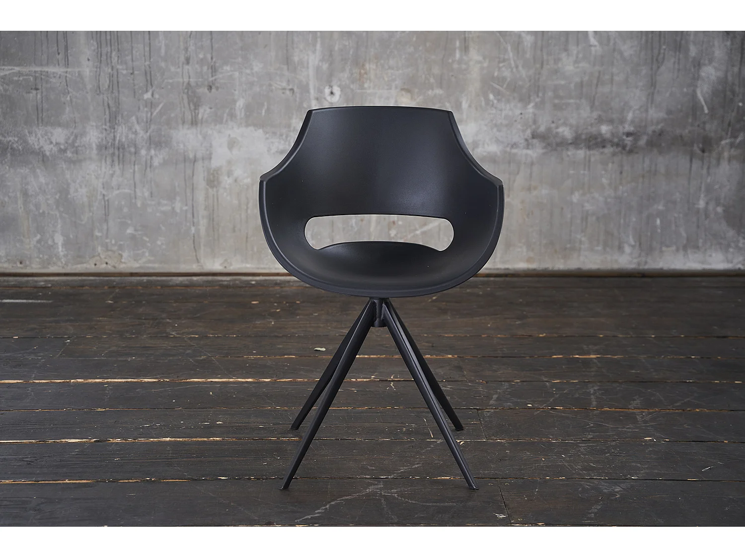 Silla - Negro plástico - ZAJA