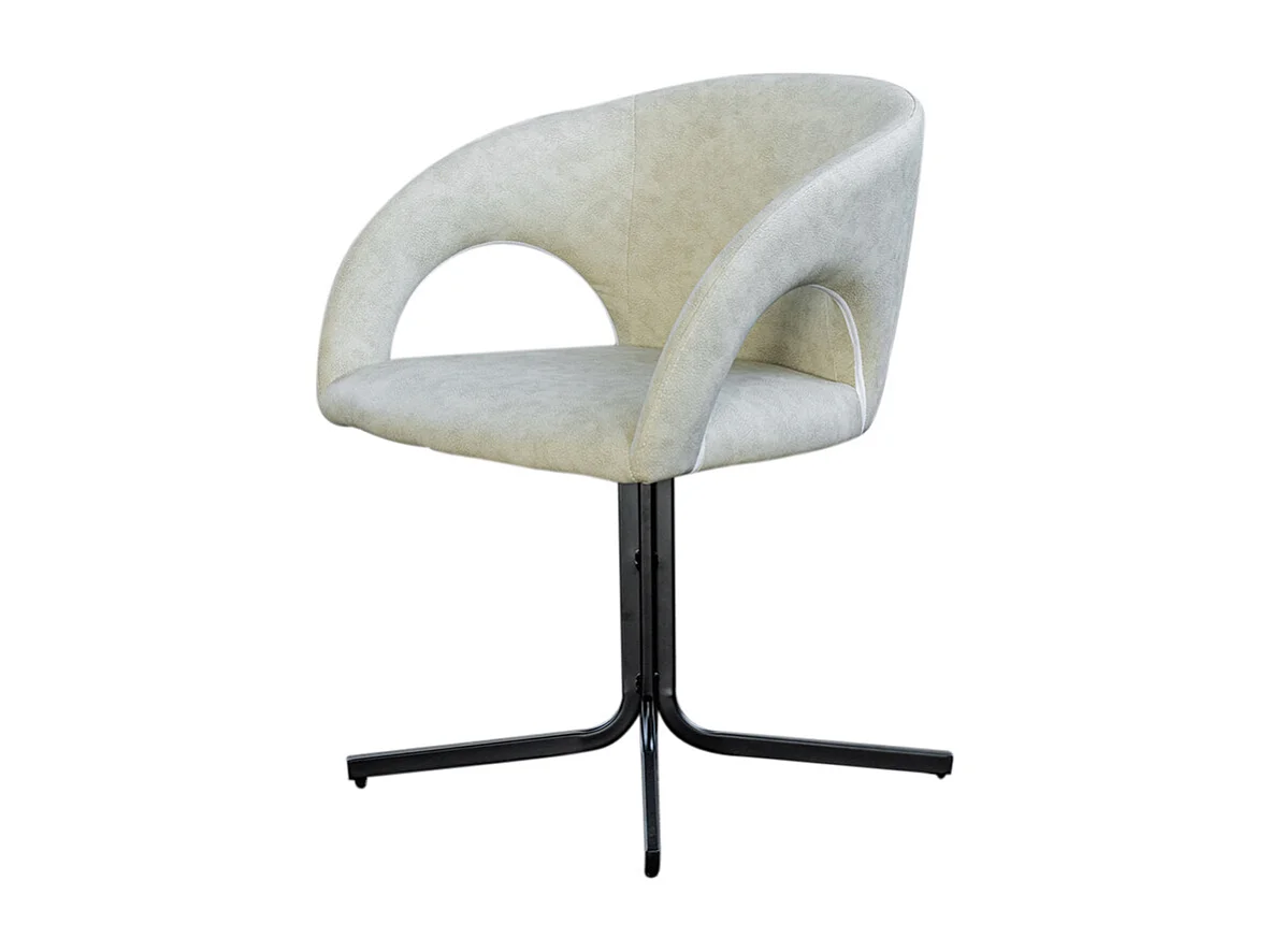 Drehstuhl - Beige Kunstleder - WICOS