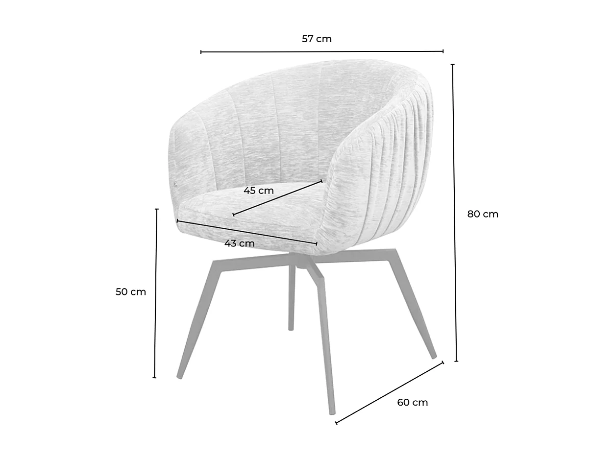 Silla - blanco crema tela tejida - LIMA