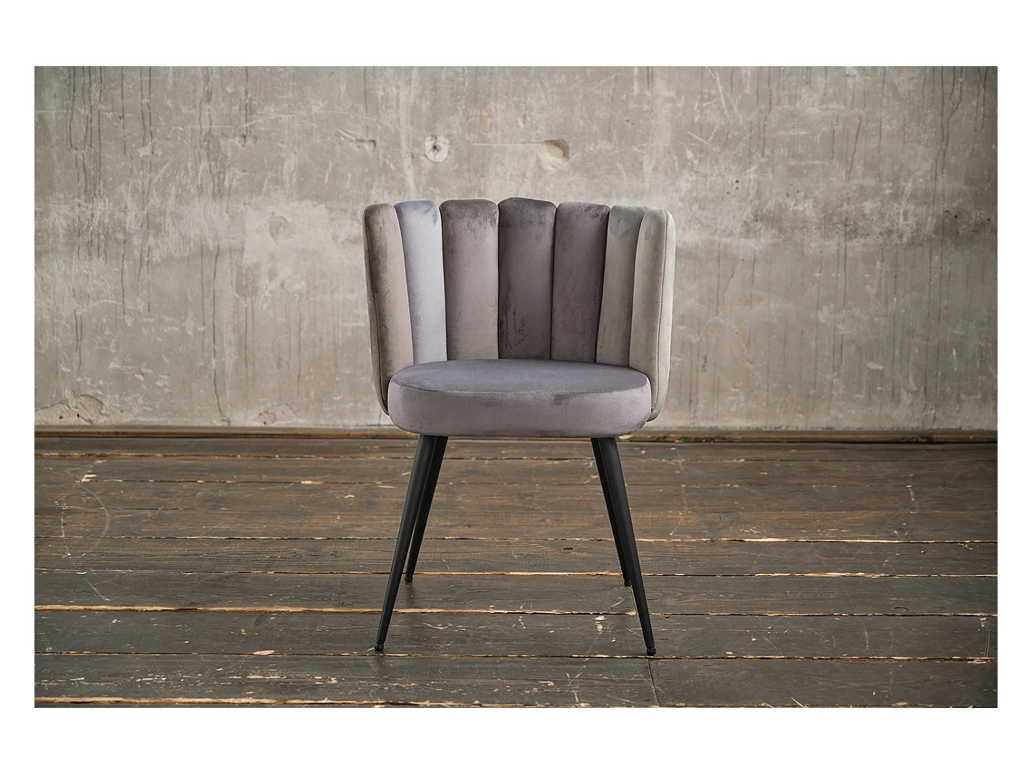 Chaise - Gris Velours - JADA