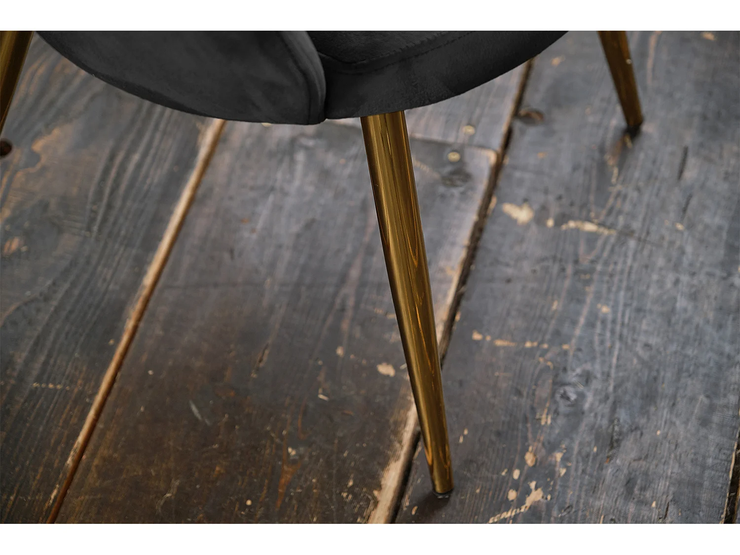 Chaise - Noir Velours - CARLA