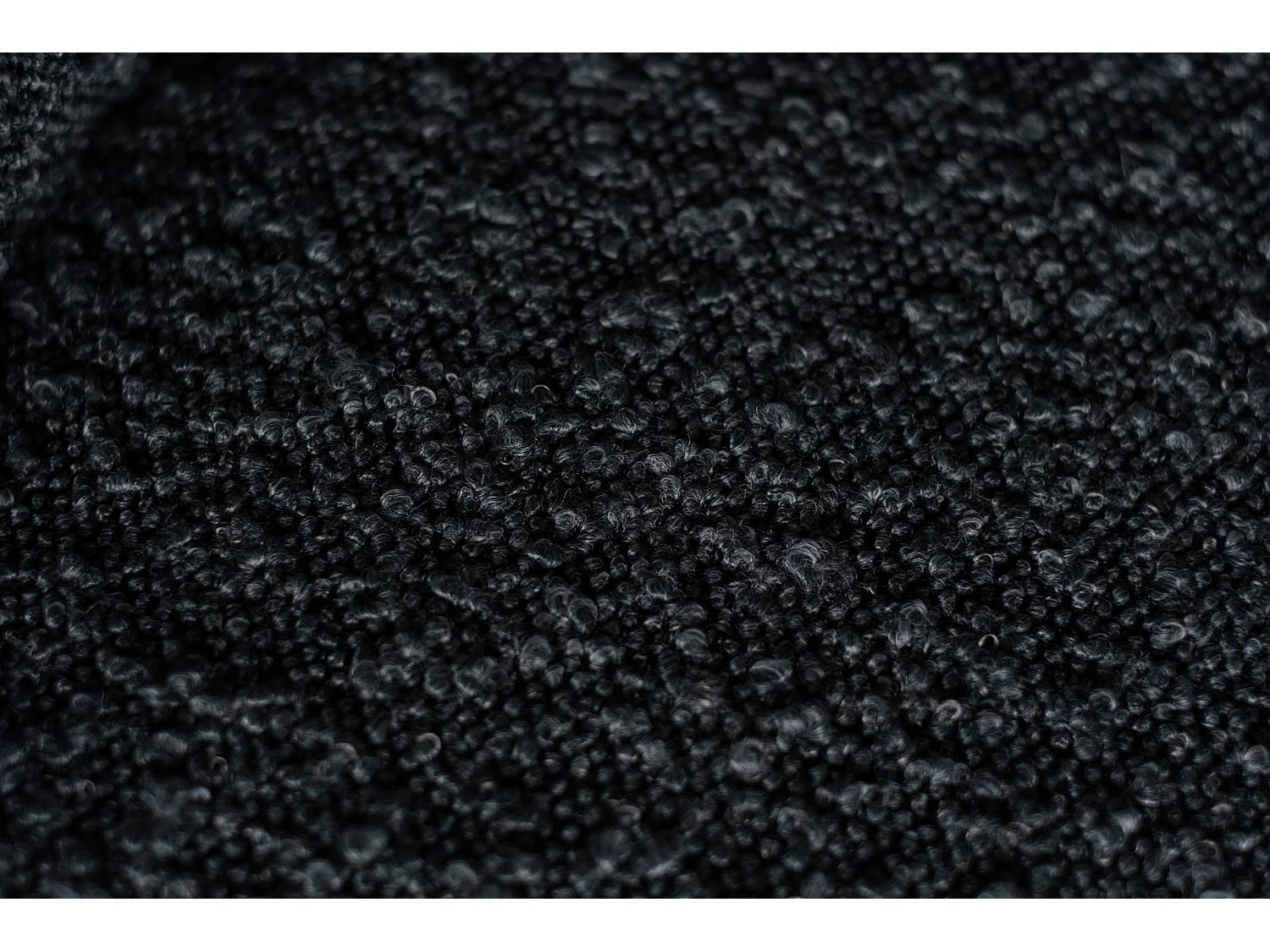 Chaise - Noir tissu tissé - DEON