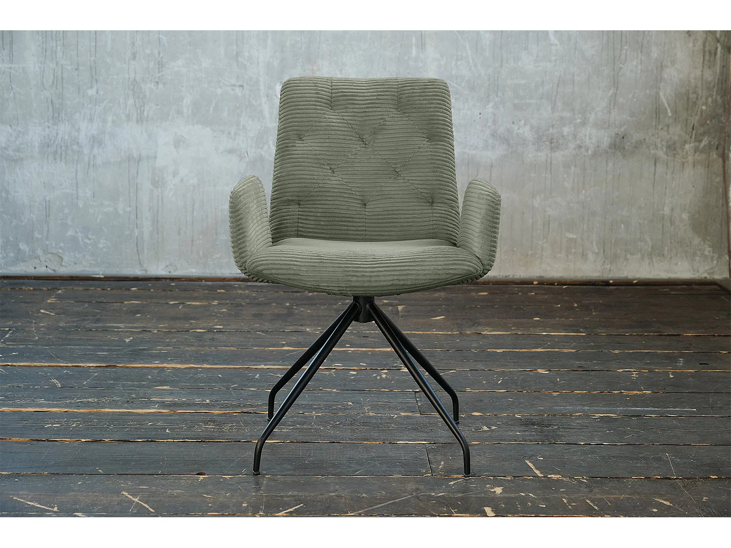 Sillón - Verde Pana - CHARME