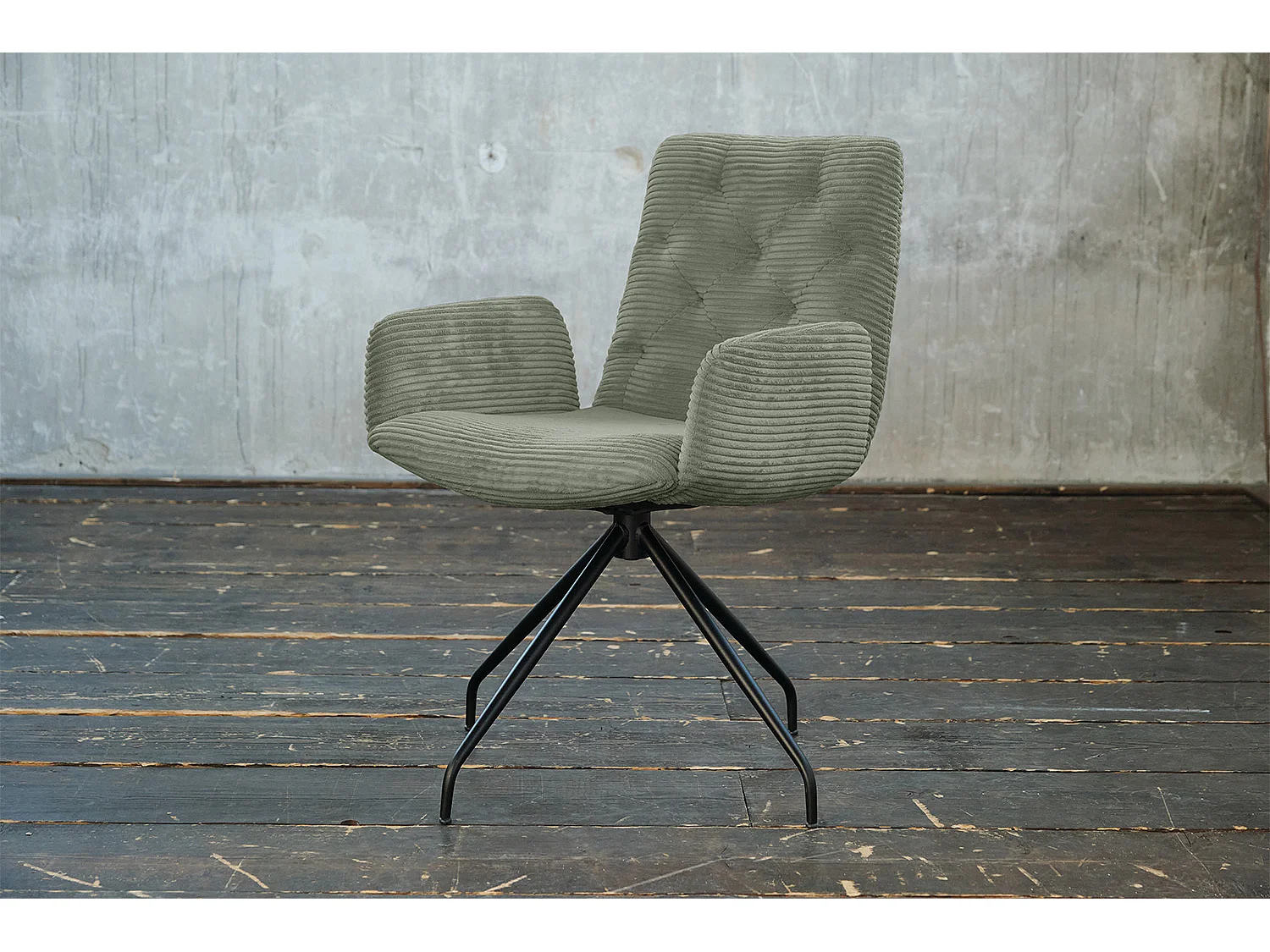 Sillón - Verde Pana - CHARME