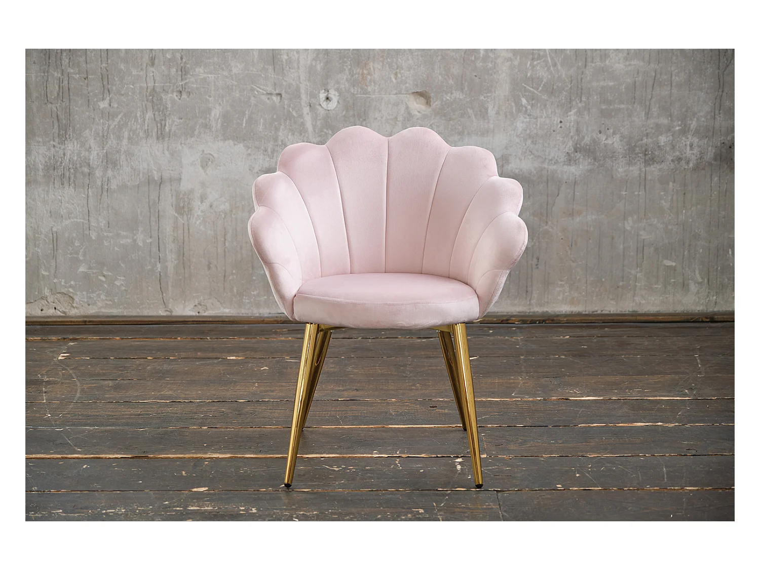 Esszimmerstuhl - Pink Velvet - CARLA