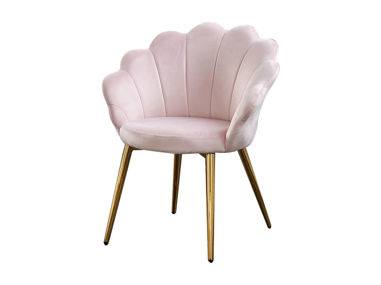 Chaise - Rose Velours - CARLA