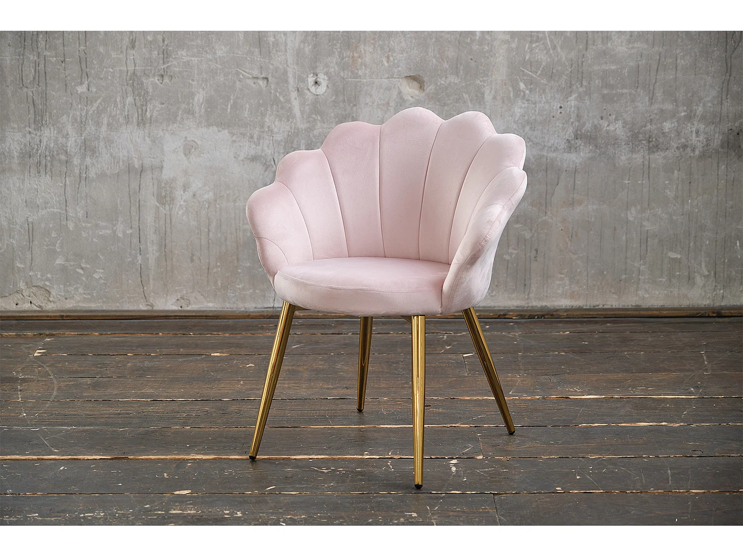 Chaise - Rose Velours - CARLA