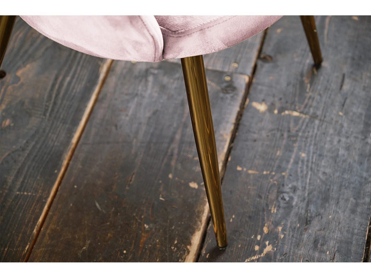 Chaise - Rose Velours - CARLA