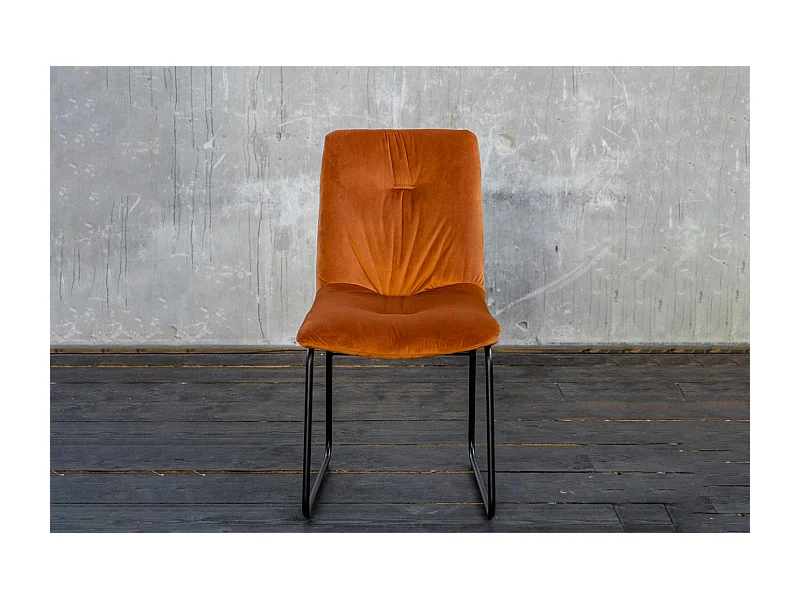 Esszimmerstuhl - Orange Velvet - ZITA