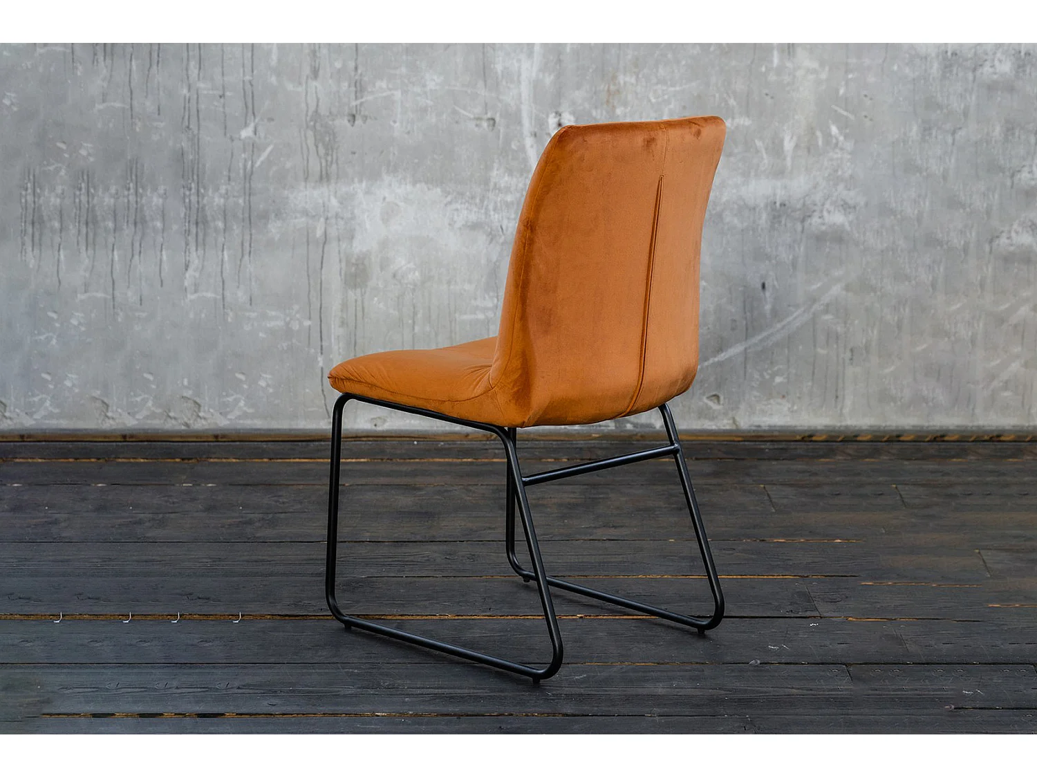 Esszimmerstuhl - Orange Velvet - ZITA