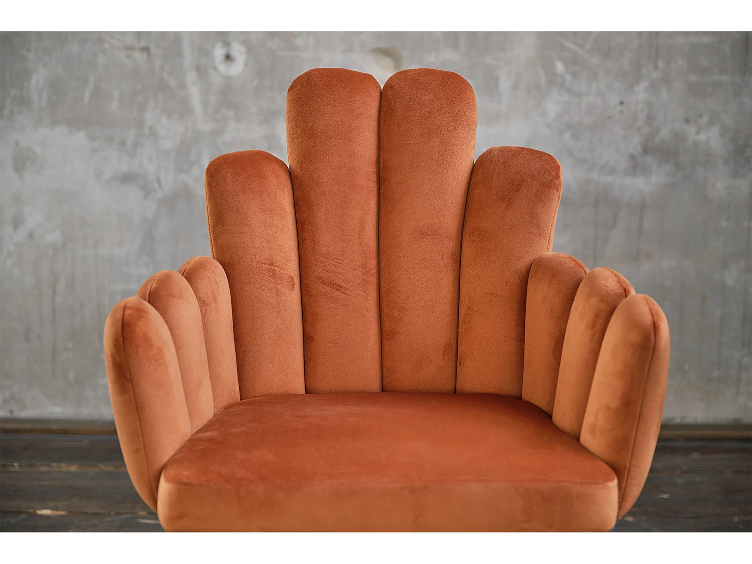 Chaise - cuivre Velours - FREJA