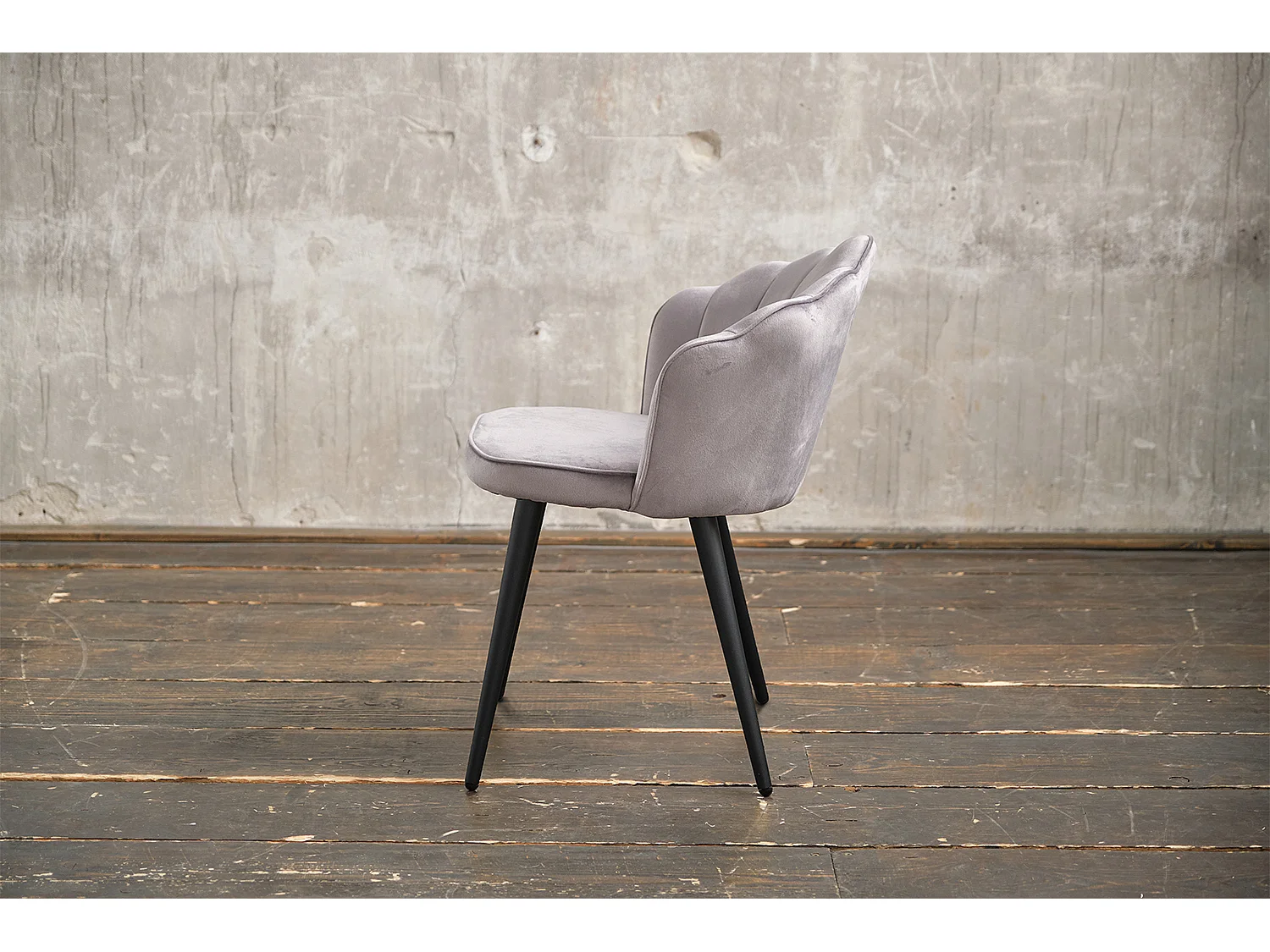 silla - plata terciopelo - SALLY