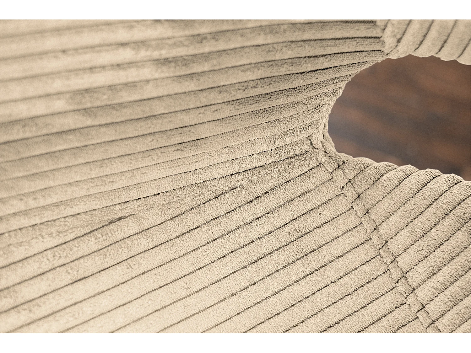 Esszimmerstuhl - Cremeweiß Cord - ZAJA