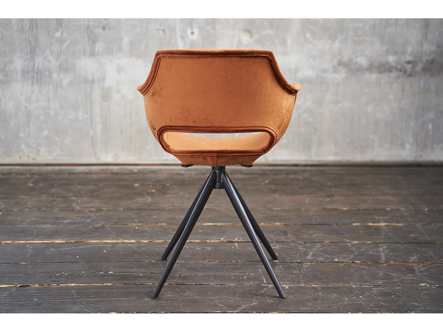 Fauteuil - marron Velours - ZAJA