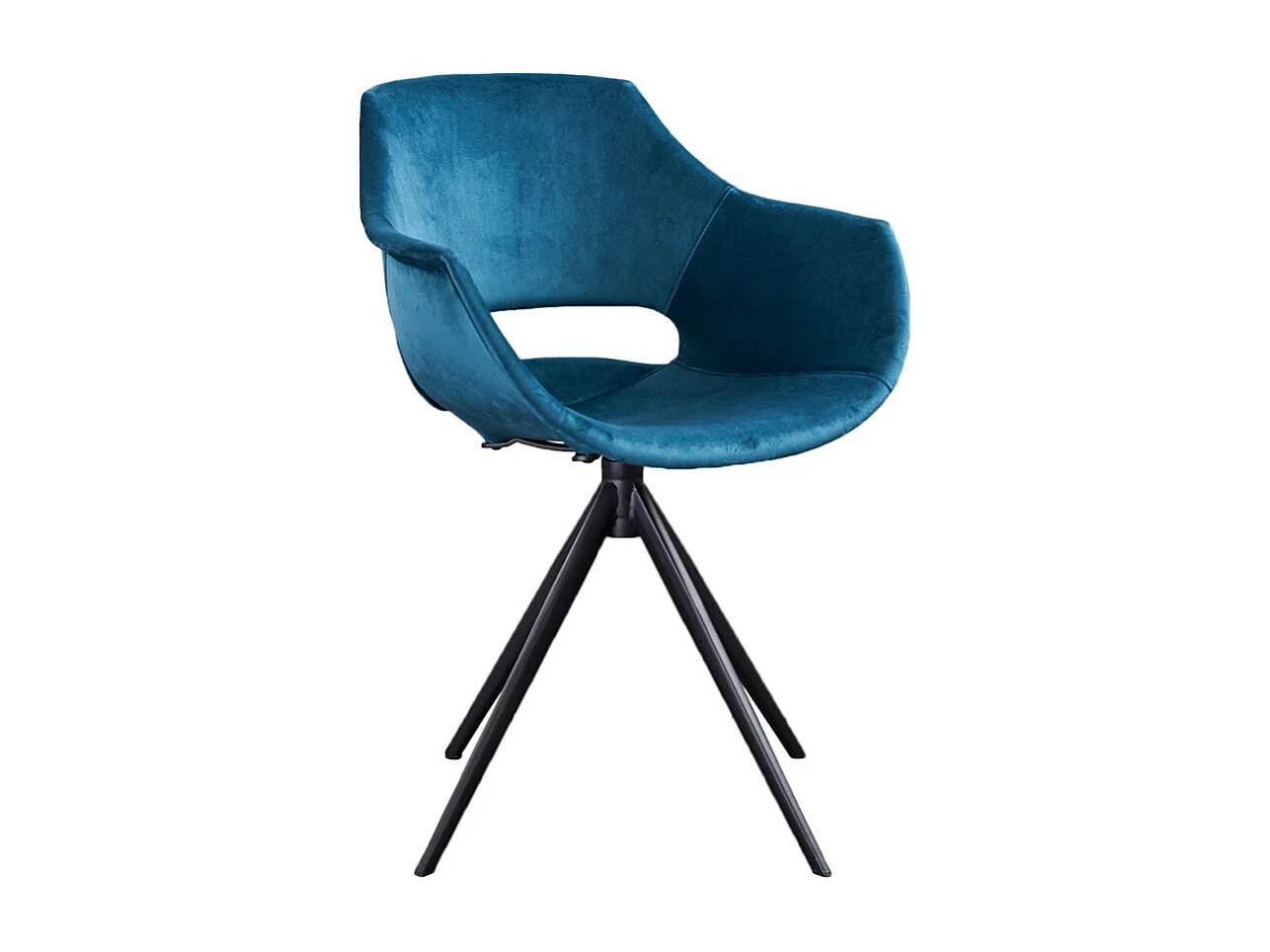 Fauteuil - Pétrole Velours - ZAJA