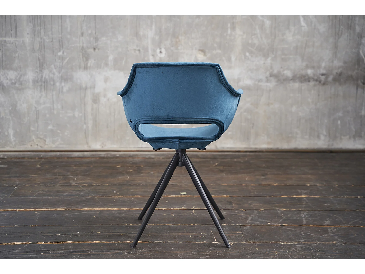 Fauteuil - Pétrole Velours - ZAJA