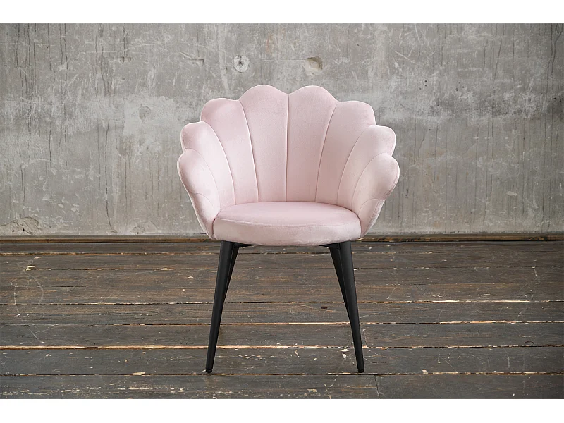 Chaise - Rose Velours - CARLA