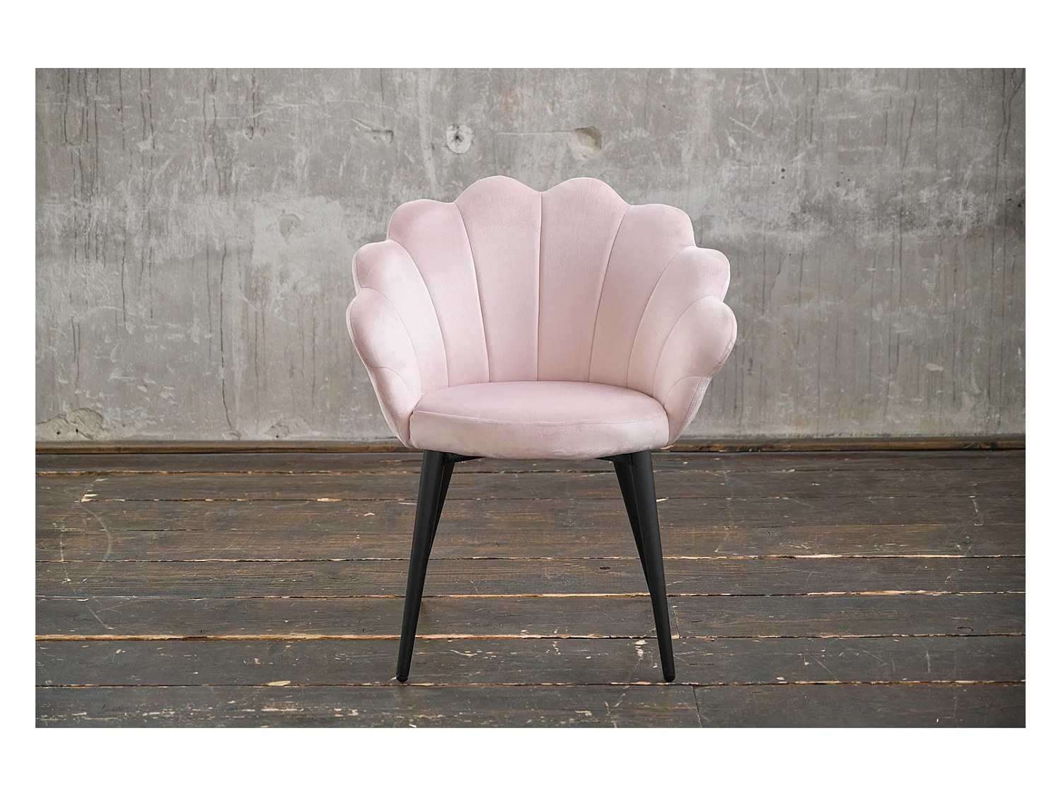 Chaise - Rose Velours - CARLA