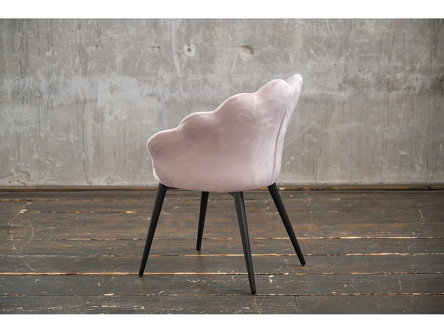 Esszimmerstuhl - Pink Velvet - CARLA