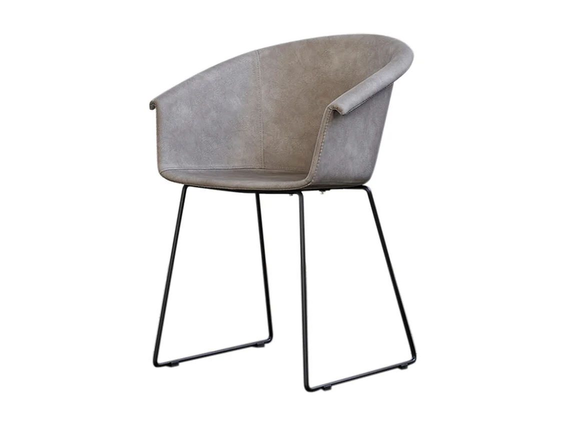 Stuhl - Grau Kunstleder - GISY