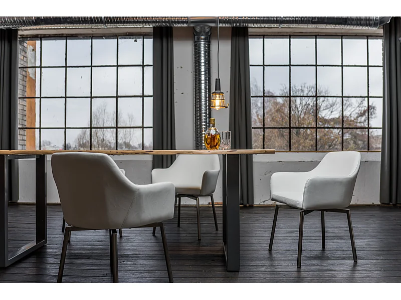 - Weiß Kunstleder - LOUI