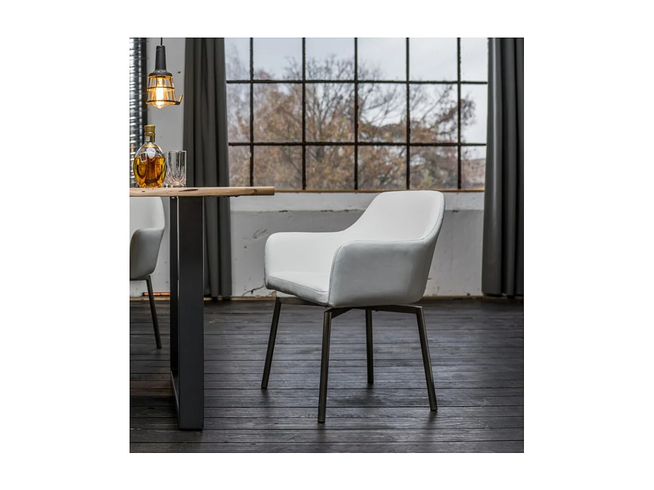 - Weiß Kunstleder - LOUI