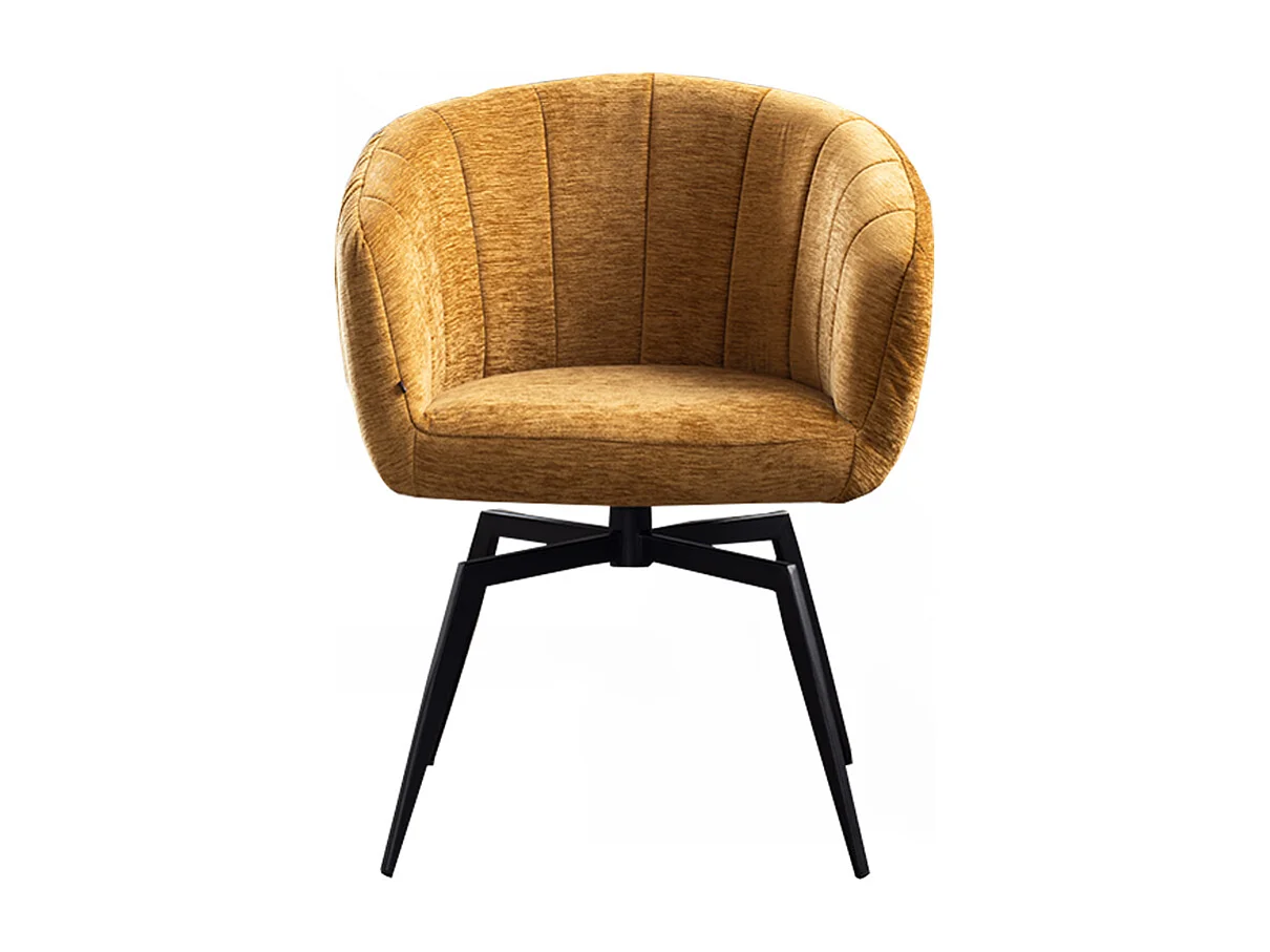 Polsterstuhl - Gold Webstoff - LIMA