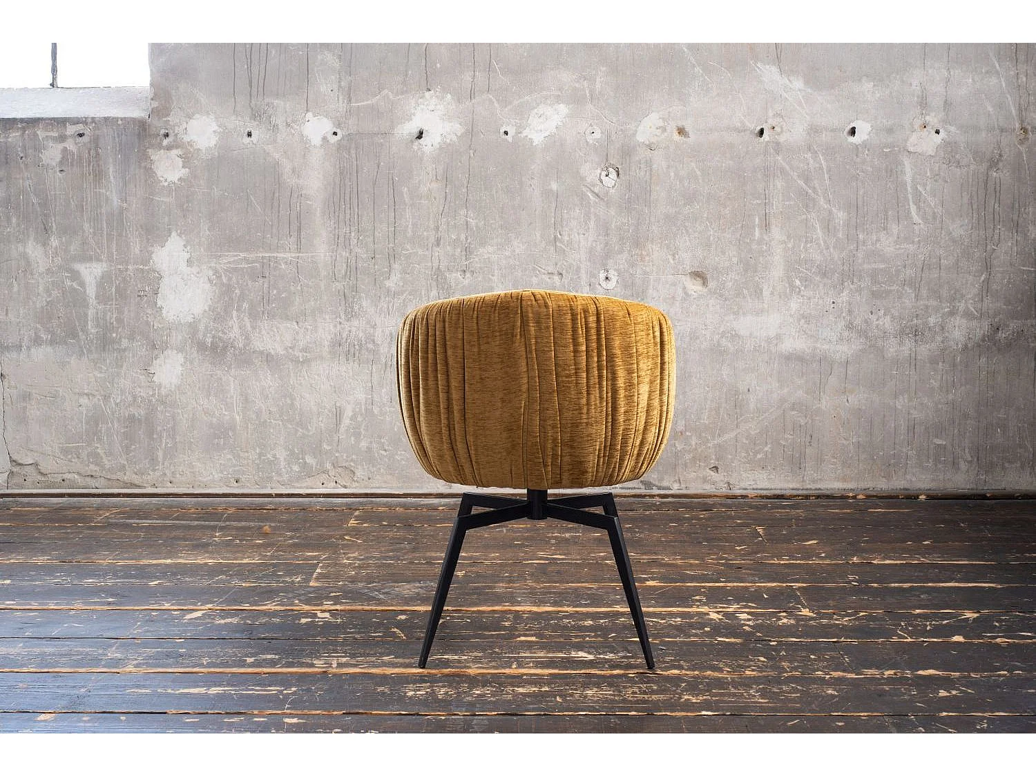 Polsterstuhl - Gold Webstoff - LIMA