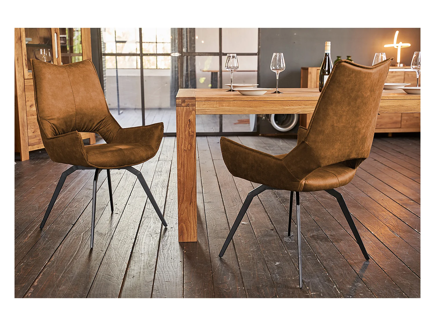 Fauteuil - marron tissu tissé - SIVO