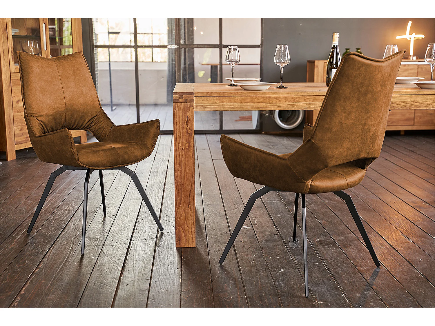 Fauteuil - marron tissu tissé - SIVO