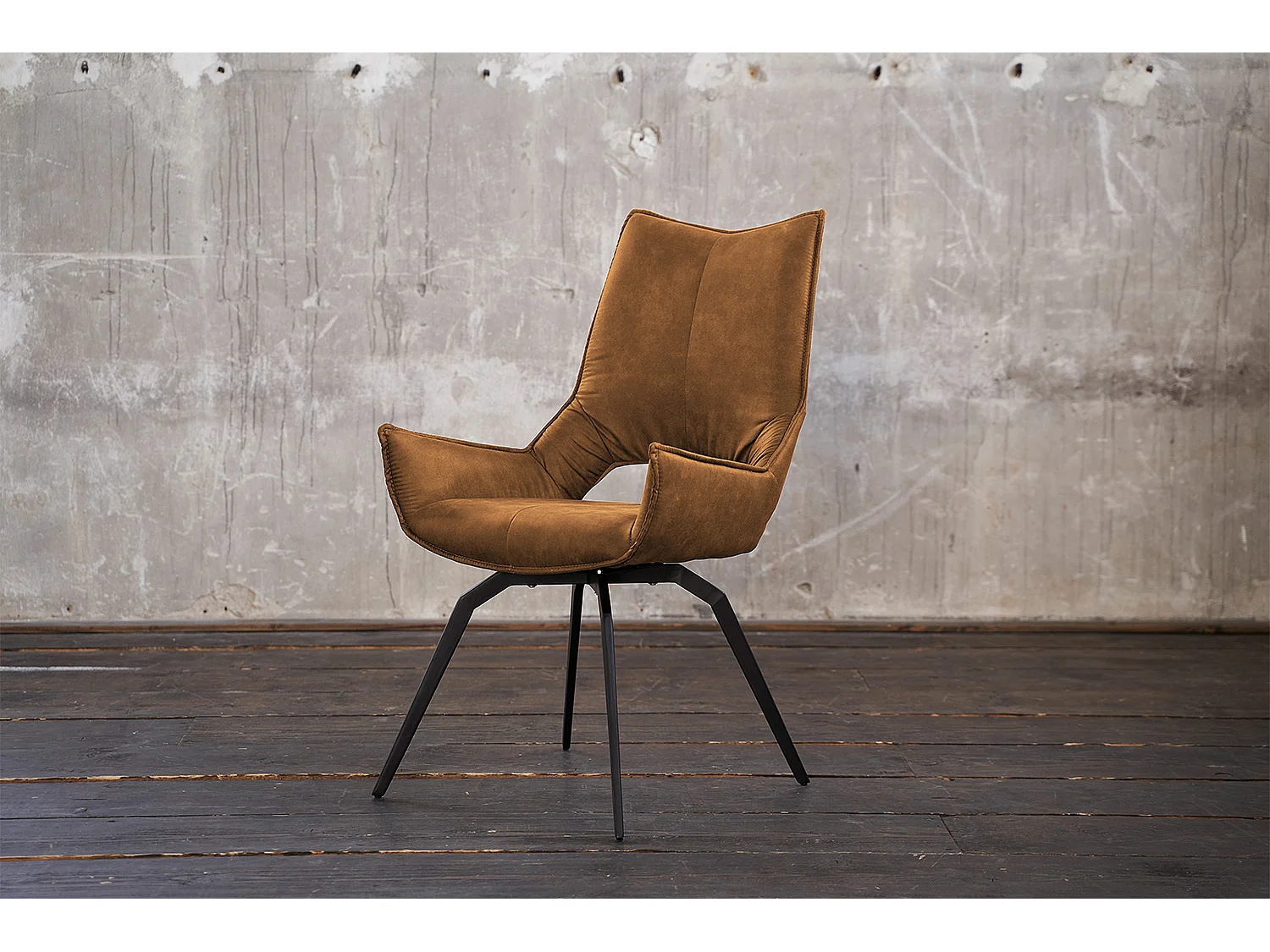 Fauteuil - marron tissu tissé - SIVO