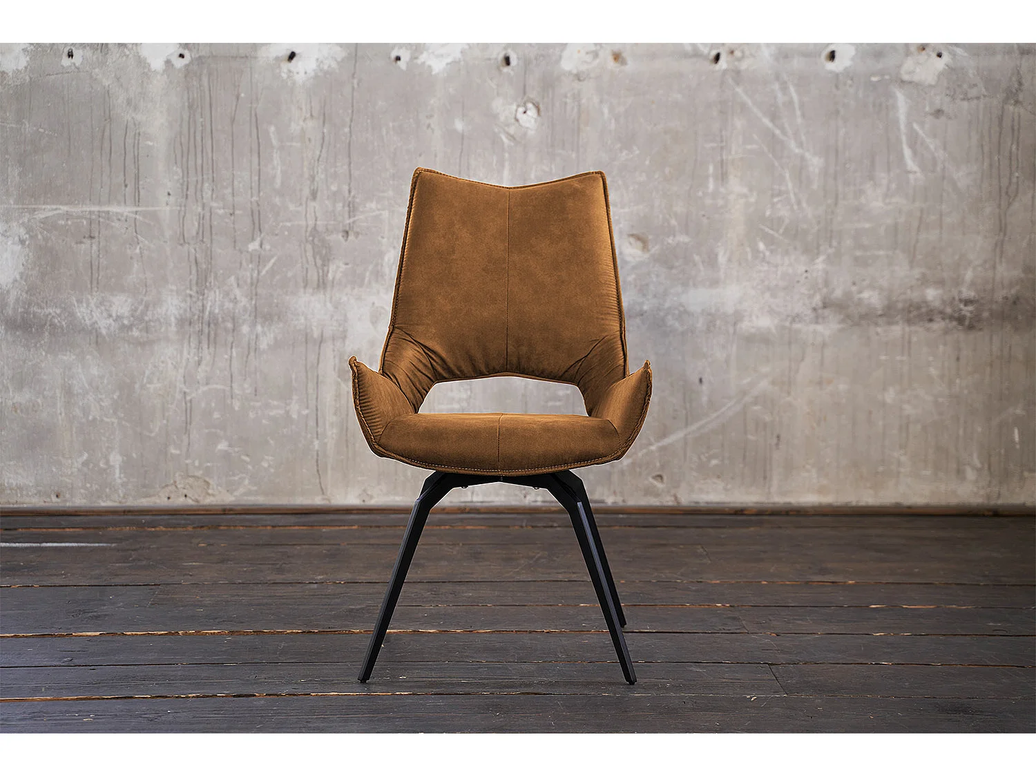 Fauteuil - marron tissu tissé - SIVO