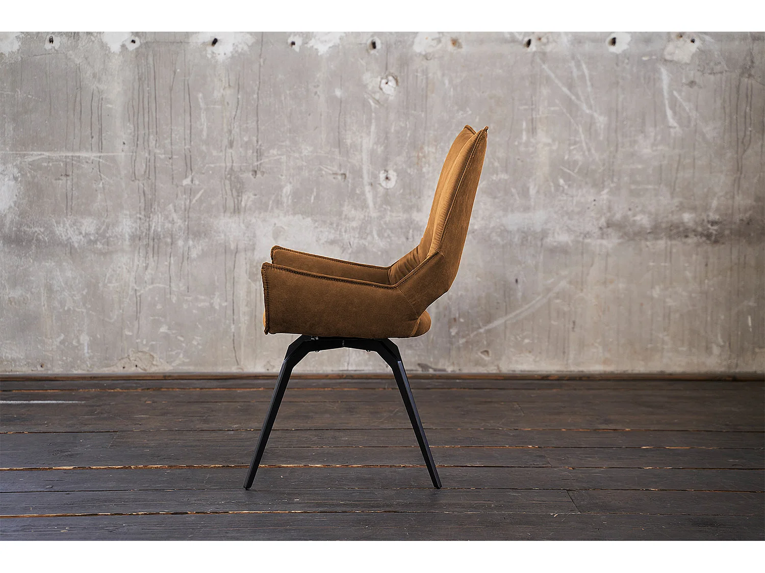 Fauteuil - marron tissu tissé - SIVO