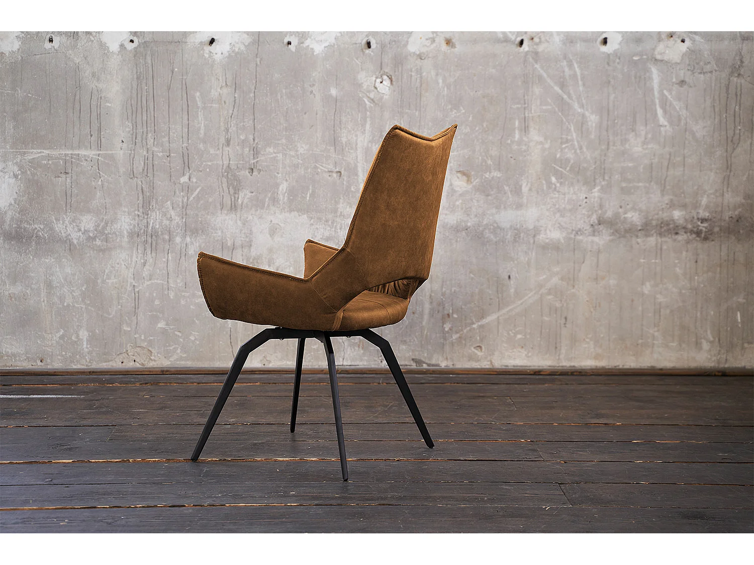 Fauteuil - marron tissu tissé - SIVO