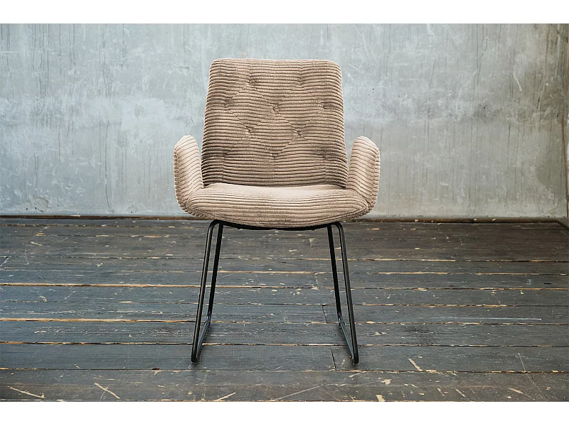 Stuhl - Taupe Cord - CHARME