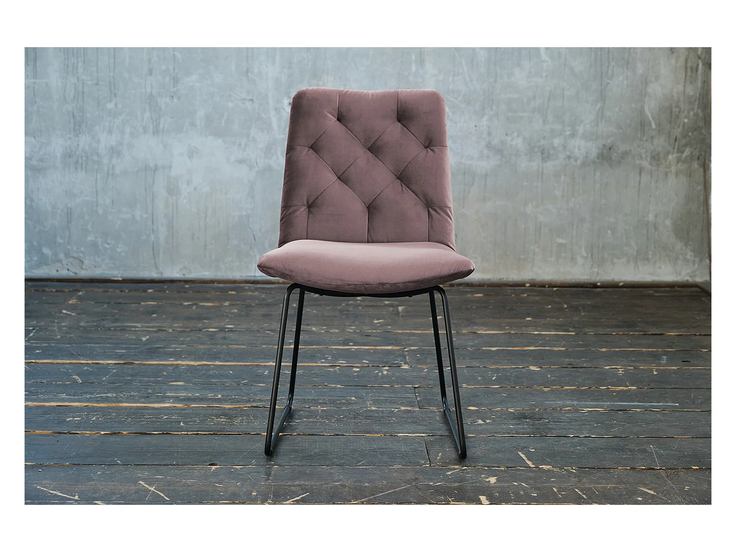 Chaise - Rose Velours - CHARME