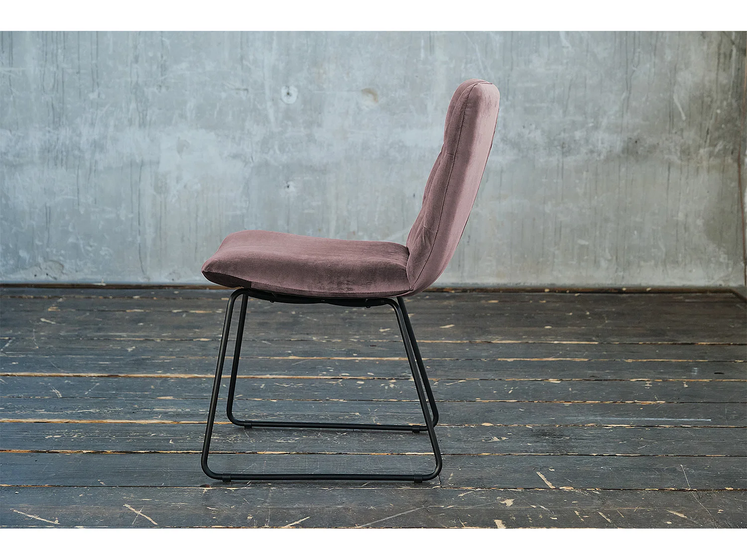 Silla - Rosado terciopelo - CHARME