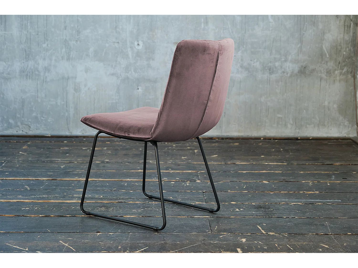 Silla - Rosado terciopelo - CHARME