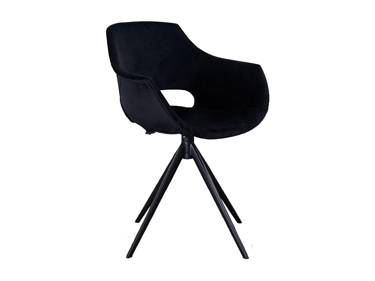 Fauteuil - Noir Velours - ZAJA