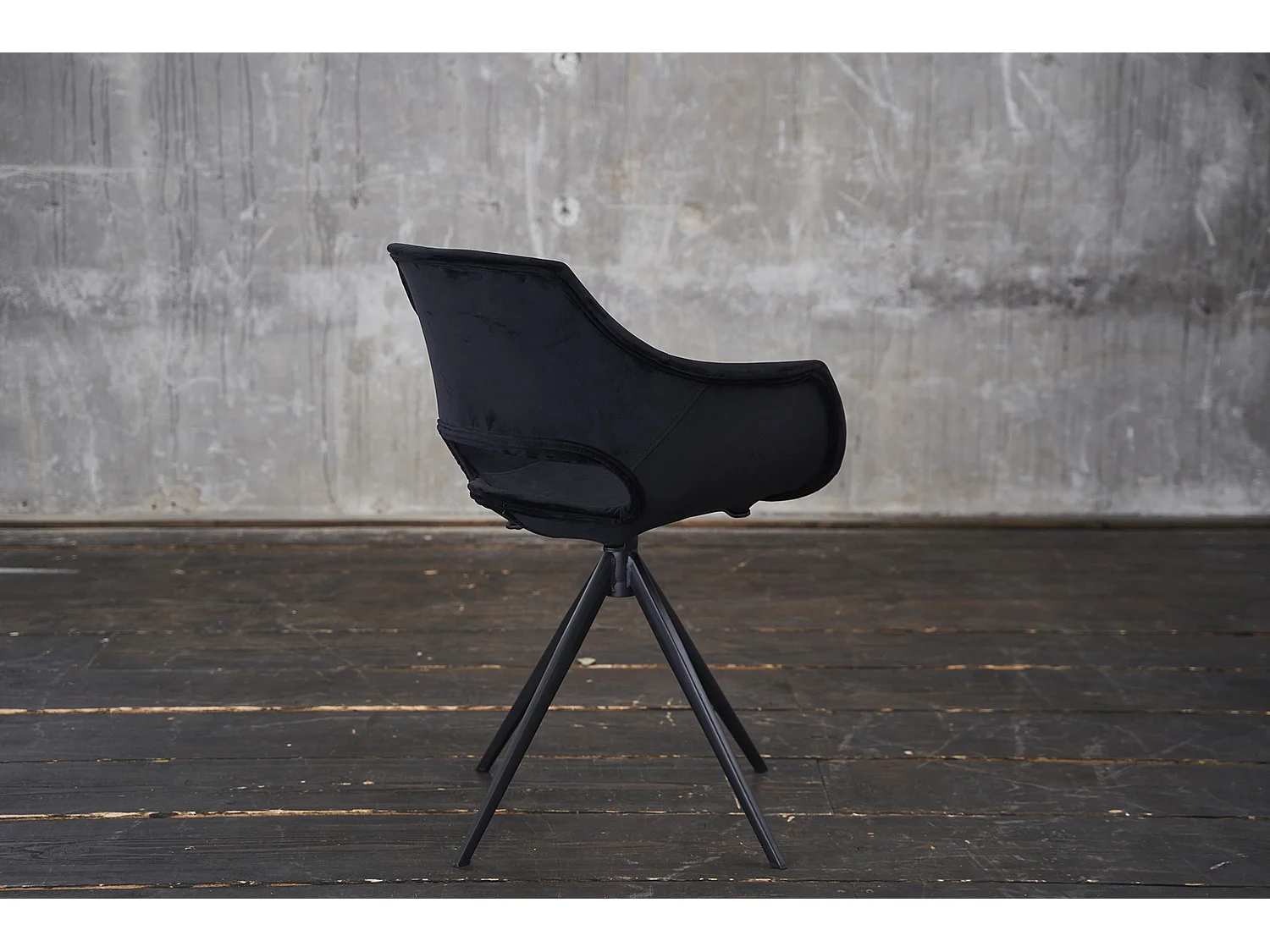 Fauteuil - Noir Velours - ZAJA