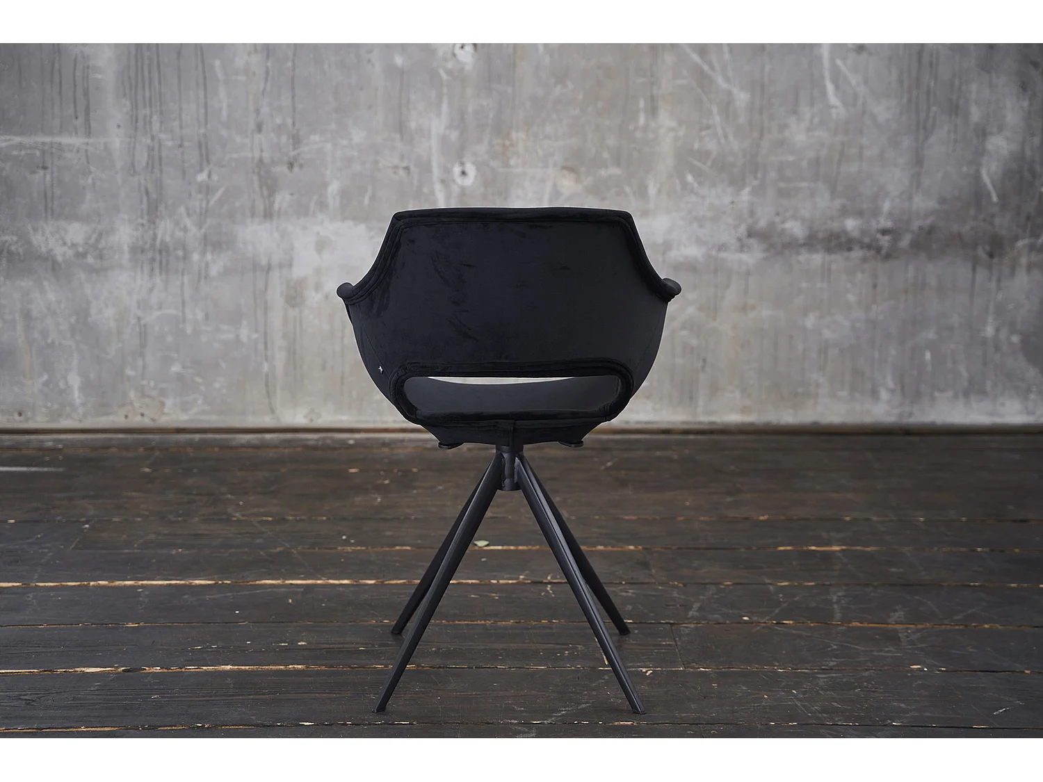 Fauteuil - Noir Velours - ZAJA
