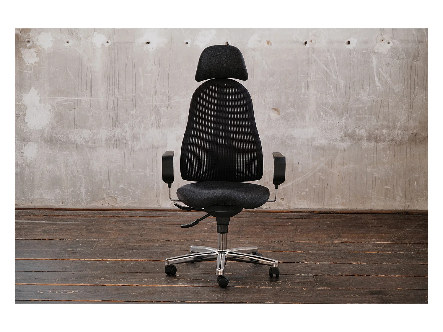 Chaise - anthracite plastique - 64 x 64 cm - FINO