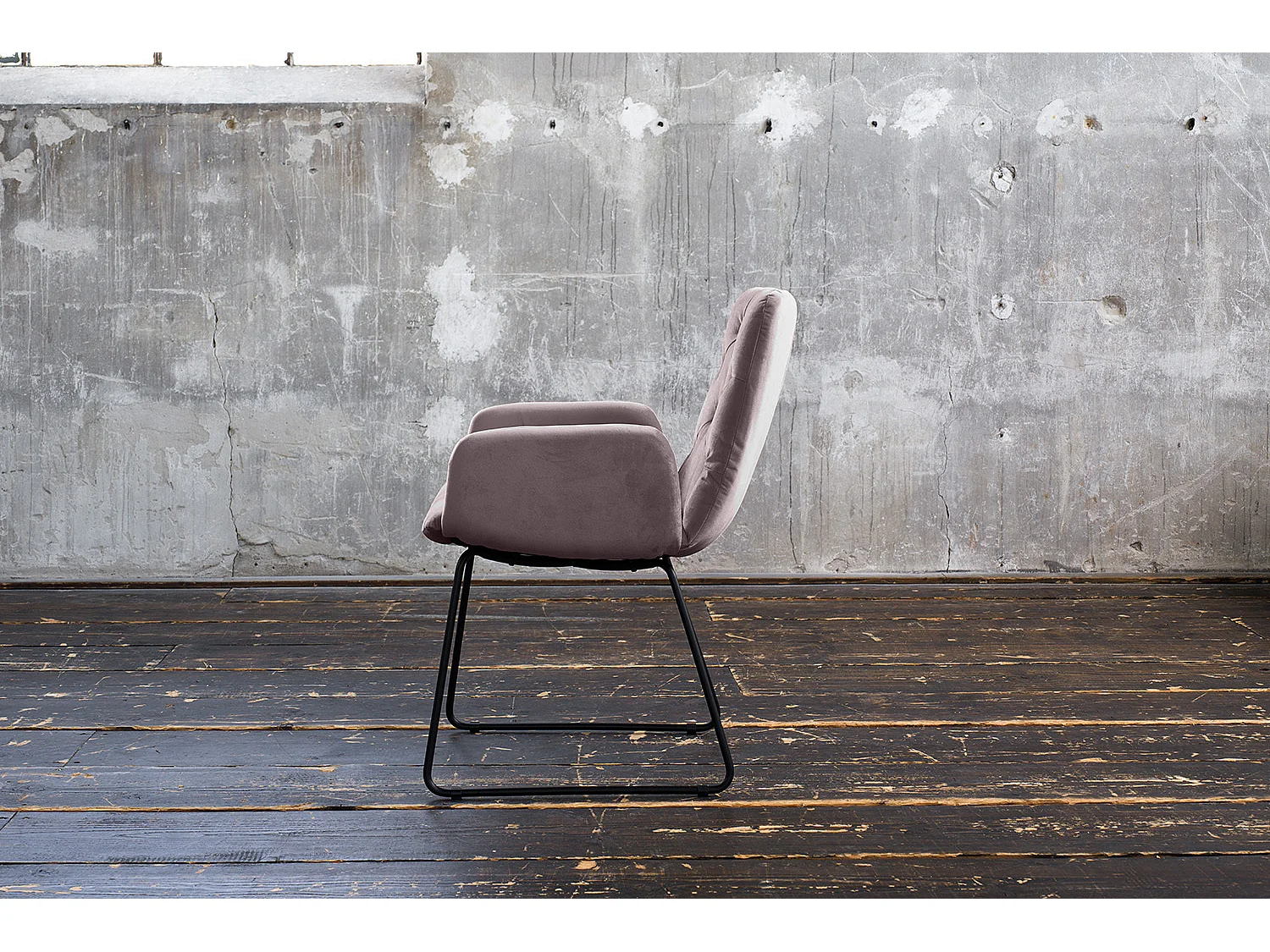 Esszimmerstuhl - Grau Velvet - NEW CHARME