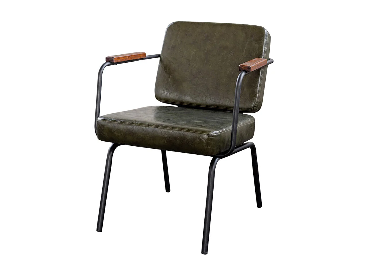 Silla - Verde cuero sintético - VISU