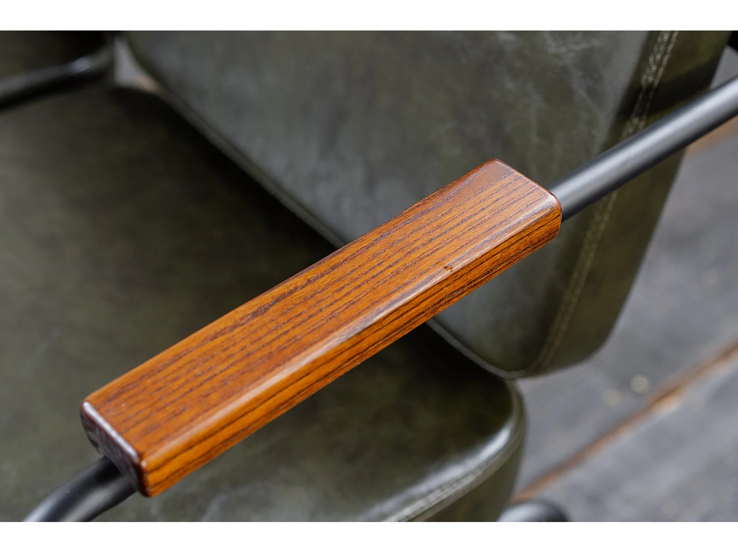 Silla - Verde cuero sintético - VISU