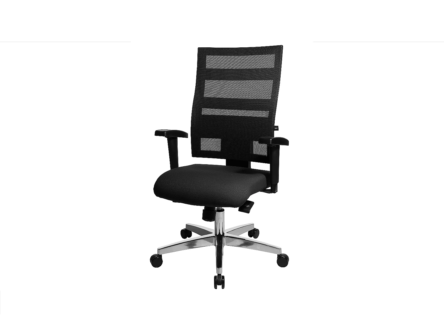 Ergonomischer Stuhl - Schwarz Kunststoff - 64 x 64 cm - TORO